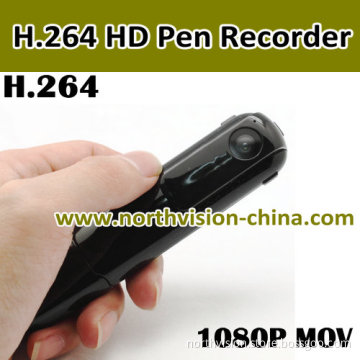 H. 264 HD Pen Recorder HDMI 1440X1080 MOV, Support 32GB TF Card, 5.0m CMOS Camera
